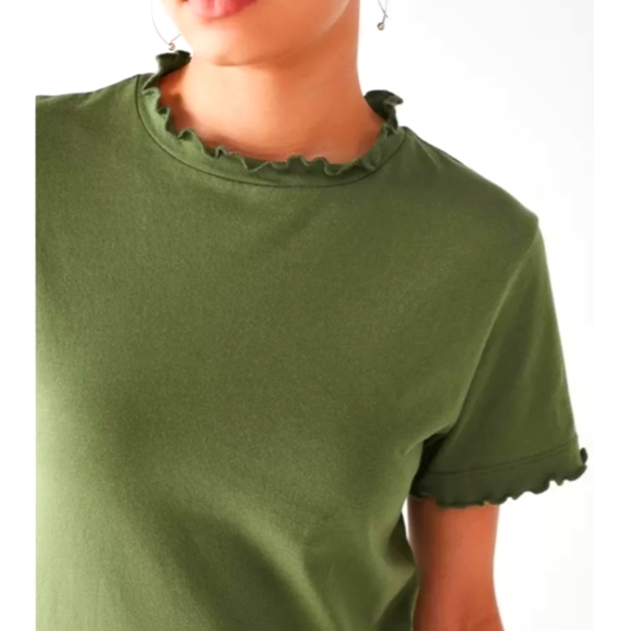 🆕Urban Outfitters Olive Green Tee - Picture 10 of 10